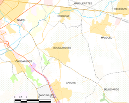 Bouillargues - Localizazion