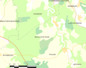 Poziția localității Neuilly-sur-Suize
