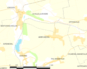 Poziția localității Ambrumesnil