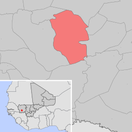 Kaart van Bamafélé