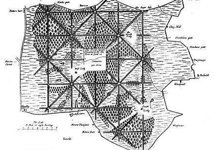 Map from Hugh Westlake's survey of Enfield Chase in 1700 Map from Hugh Westlake's survey of Enfield Chase 1700.jpg