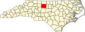 State map highlighting Guilford County