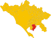 Map of comune of Velletri (province of Rome, region Lazio, Italy).svg