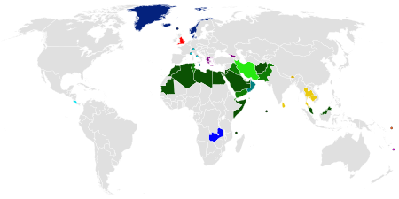 ไฟล์:Map of state religions (detailed).svg