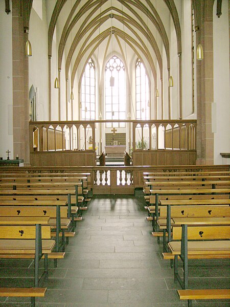 File:Mariawald Abbey church interior, Heimbach.jpg