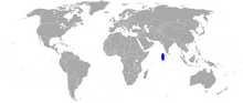 Marleyella maldivensis тарату map.png