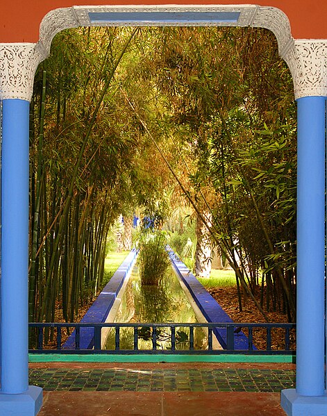 حديقة ماجوريل ... مراكش .. حين تلتقي الطبيعة بالفن