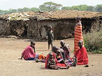 Maisons des Masaïs (photo prise en 2010)