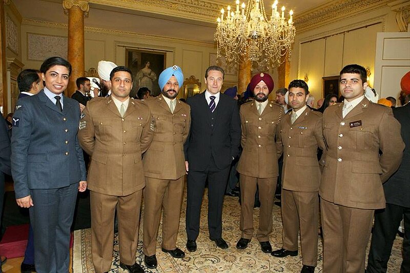 File:Members of the Sikh armed forces celebrating Vaisakhi at Number 10 with the Prime Minister.jpg