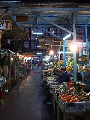 Central market of Concepción, Chile