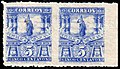 1898, 5c unused pair imperforate between (№ 283b)