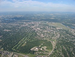 Aerial view of Middletown