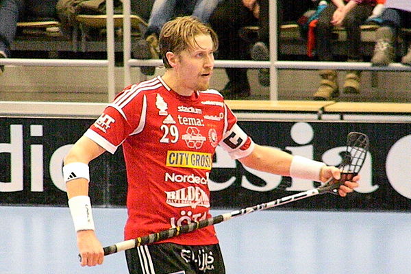 Mika Kohonen, a Finnish floorball player and a four-time world champion in the sport, was voted best floorball player in the world in 2005, 2009, 2010