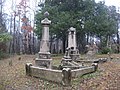 Mount Carmel Baptist Cemetery walled gravestones.jpg