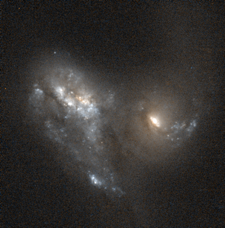 <span class="mw-page-title-main">NGC 7592</span> Interacting galaxy system in the constellation Aquarius