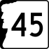 Ню Хемпшир Route 45 маркер