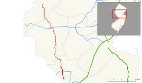 Route 31 follows a north–south alignment from the populous area of Trenton in central New Jersey to the vicinity of Oxford in the northwestern part of the state. It intersects a pair of Interstate Highways near Trenton and Clinton.