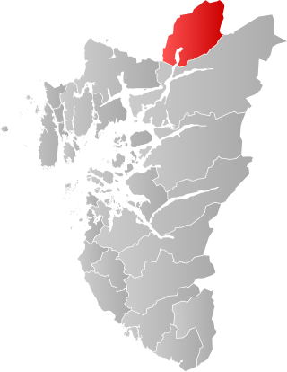 Lage der Kommune in der Provinz Rogaland