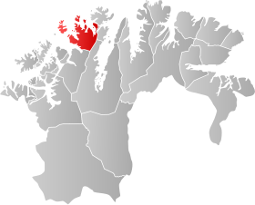 Locatie van Måsøy