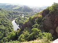 Blick vom Rheingrafenstein ins Naheland