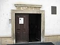 English: Portal of Franciscian cloister Slovenčina: Portál kláštora Magyar: A kolostor kapuja