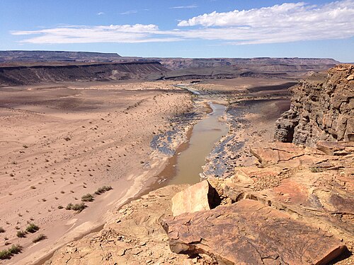 Water on Earth (Fish River Canyon, Namibia)