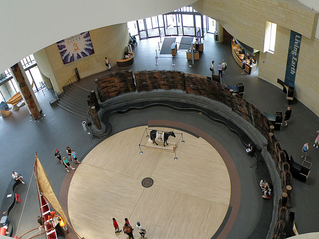 Interior of the museum, 2015.