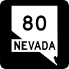 Nevada SR 80 shield