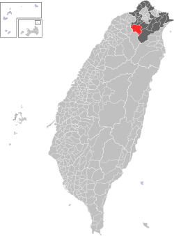 Location of Sanxia in نیا تائپے شہر
