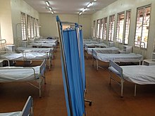 The new Ebola isolation ward in Lagos, Nigeria provides more space and better treatment. New isolation ward.jpg