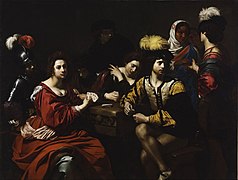 Nicolas Régnier: Kartaši i gatanje, 1620.-22.