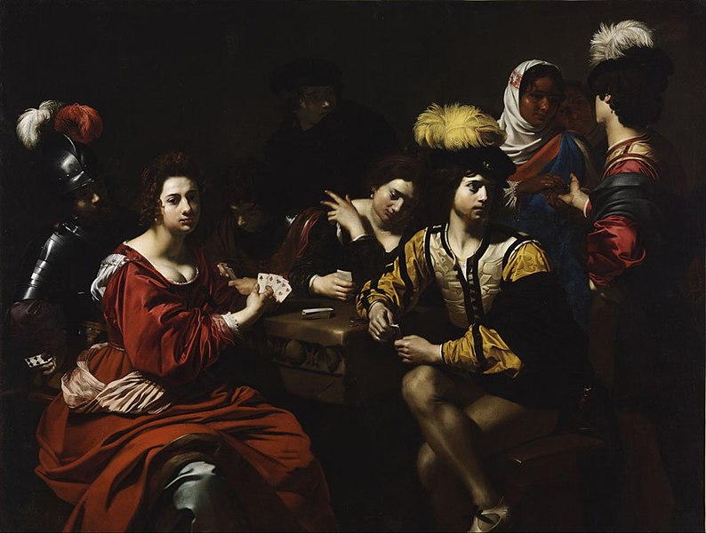 File:Nicolas Régnier - Cardsharps and Fortune Teller - WGA19040.jpg