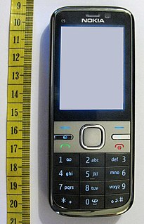 Nokia C5-00 smartphone model