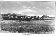 Il villaggio di Nuchek nel 1885.