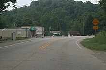 A view of Scioto Furnace (U.S. Post Office) while traveling south on SR 140 OHSR140SciotoFurnace.JPG