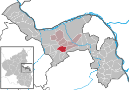 Läget för Ober-Hilbersheim i Landkreis Mainz-Bingen