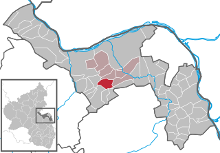 Poziția  Ober-Hilbersheim pe harta districtului Mainz-Bingen