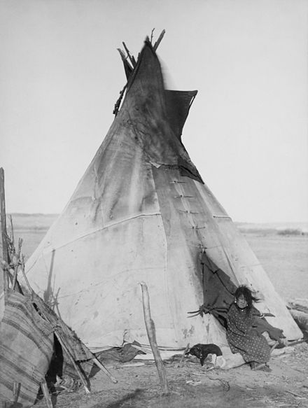 An Oglala Lakota tepee, 1891