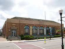 The Old Aurora Post Office, now home to the SciTech Museum. Old Aurora Post Office.JPG