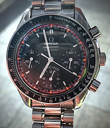 A chronograph watch, with stopwatch functions Omega Speedmaster Schumacher Edition10 36 22 158000.jpeg