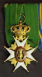 Order of Vasa Swedish order of chivalry