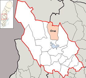 Localisation de Orsa