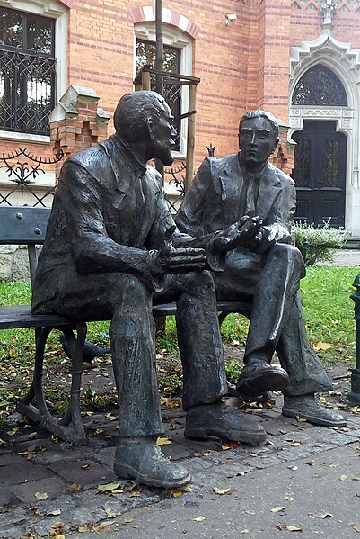 File:Otto Nikodym Stefan Banach Memorial Bench Krakow Poland.jpg