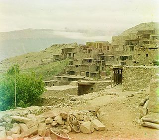 Aul type of fortified village found throughout the Caucasus mountains