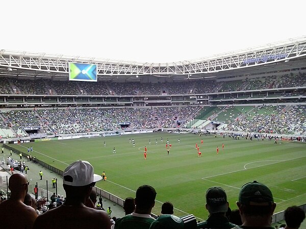 International friendly match between Palmeiras and Shandong Luneng at Allianz Parque, January 2015