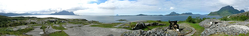 Blick von der Küstenfestung.