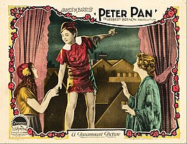L-R: Mary Brian, Betty Bronson and Esther Ralston Peter Pan lobby card 2.jpg