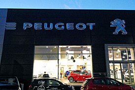Peugeot dealership, Chingford, Waltham Forest, London 1.jpg