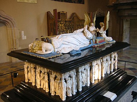 Tomb of Philip the Bold at the Palace of the Dukes of Burgundy at Dijon
