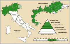 Distribution of Phyteuma betonicifolium Phyteuma betonicifolium - Distribuzione.PNG